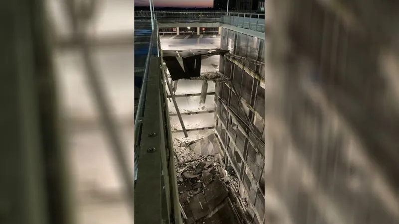 Desabamento Em Estacionamento De Hospital Não Causa Vítimas