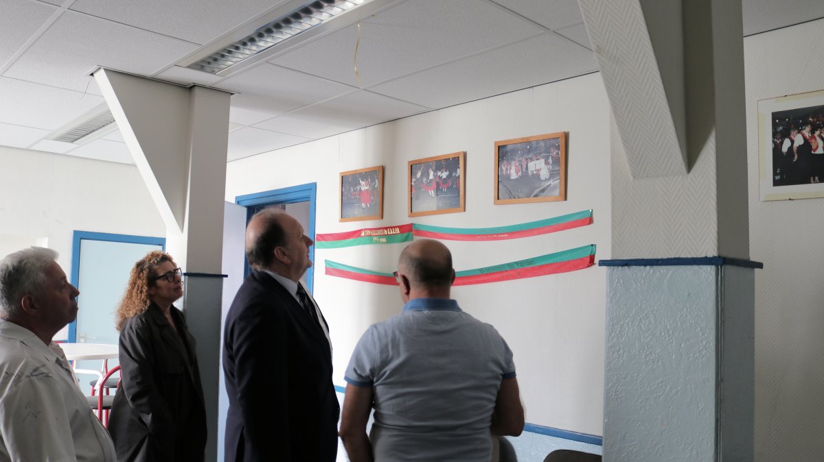 Durante a visita ao Grupo Desportivo Casa Portuguesa Den Haag